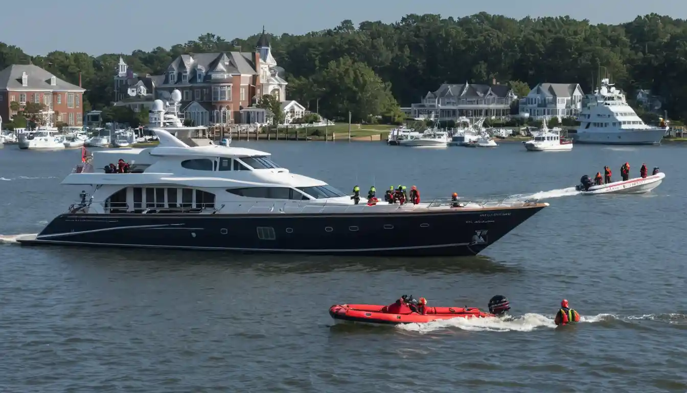 $8 Million Yacht Capsizes Near Annapolis